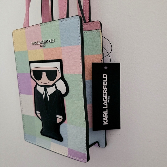 Karl Lagerfeld Maybelle Crossbody-Rainbow Pastel - Picture 3 of 13